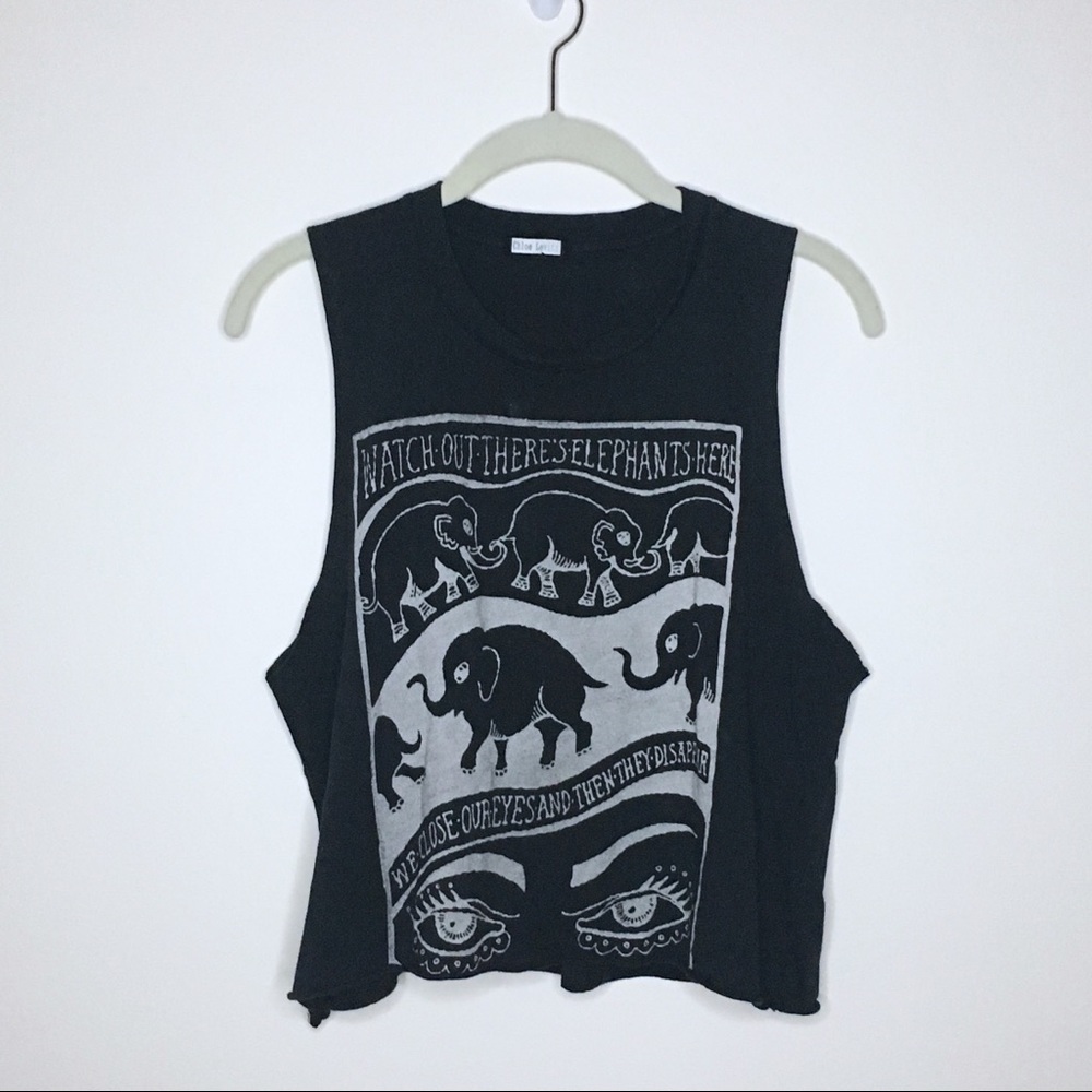 💗5 FOR $12💗 Boho muscle crop tee